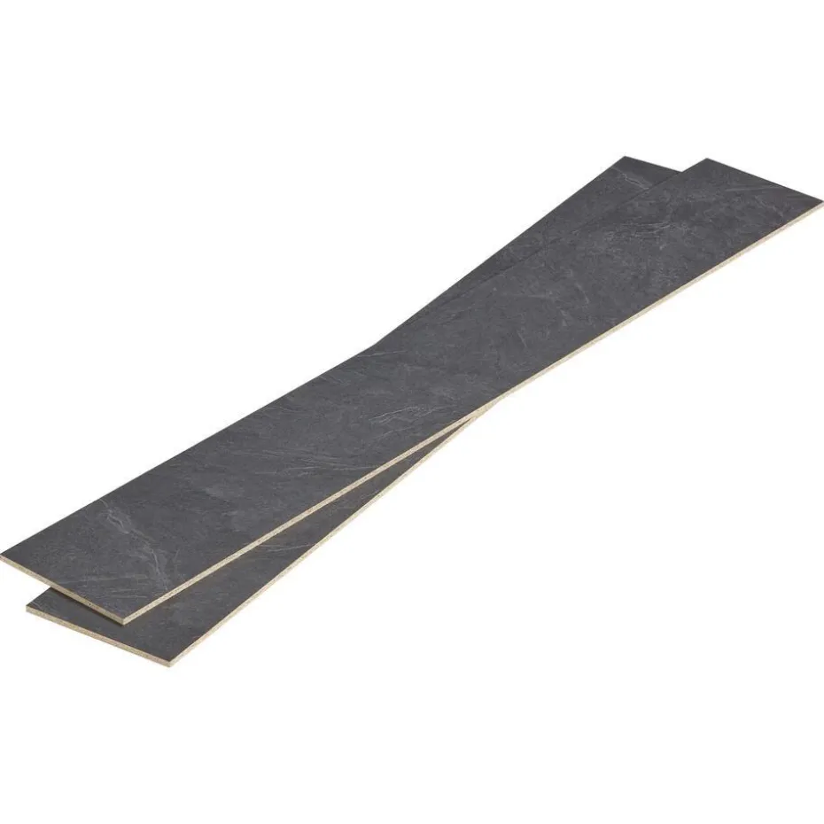 Stootbord Concrete Antraciet 2st - 136cm